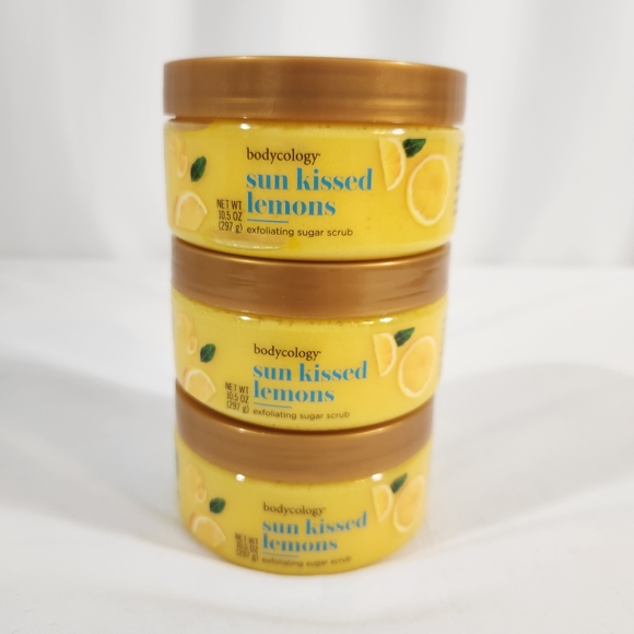 ONE Brand NEW Bodycology Sun Kissed Lemons Exfoliating Sugar Scrub - Picture 1 of 4